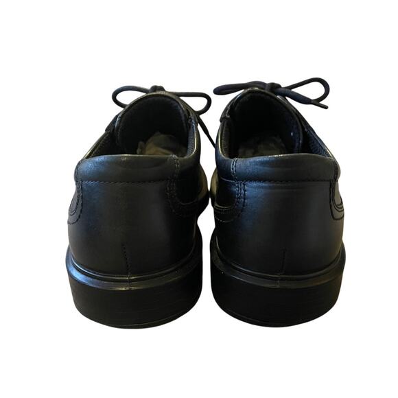 ECCO Men's 10.5 Helsinki Classic Leather Dress Shoes Lace Up Oxfords Black EUC! - Picture 6 of 8